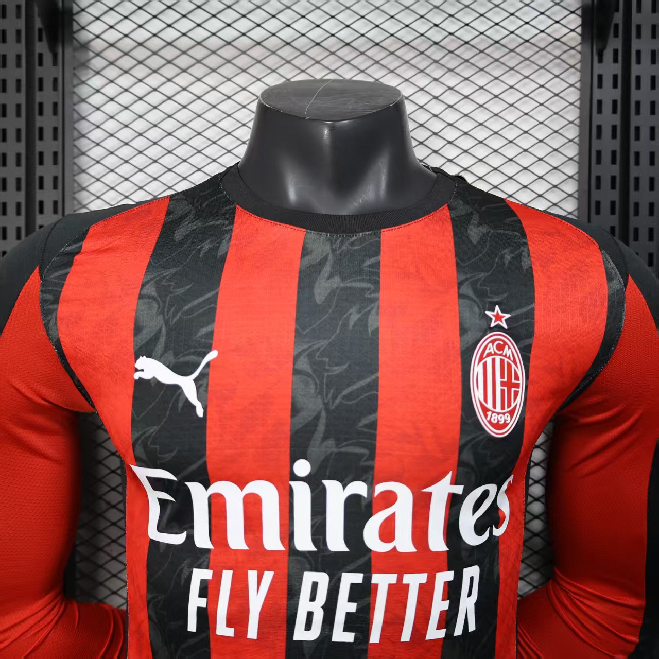 AC Milan 2025/2026 Home Player Version Football Jersey
