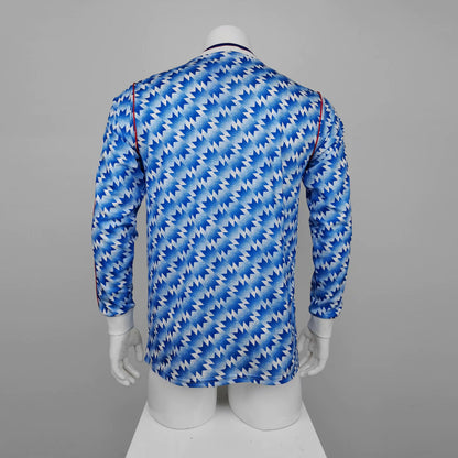 Retro Manchester united 1991/1992 Away Long Sleeve Football Jersey