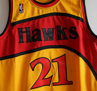 Atlanta Hawks Fan Version Football Jersey