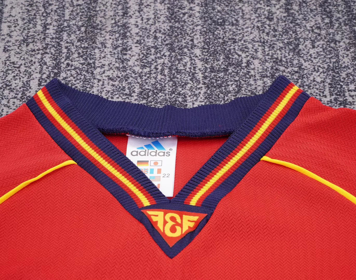 Retro Spain 1998 Kids Home Football Jersey