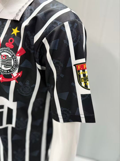 Retro Corinthians 1995 Away Fan Version Football Jersey