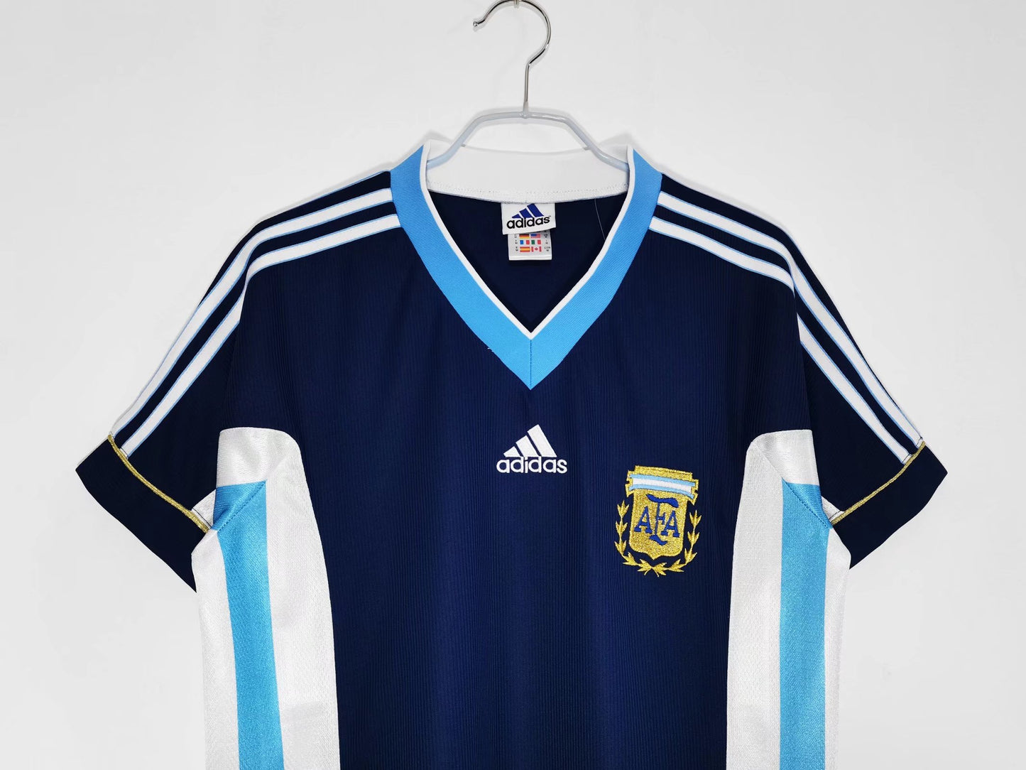 Retro Argentina 1998 Away Football Jersey