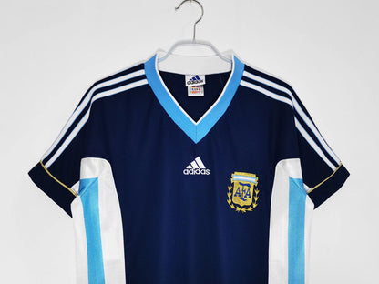Retro Argentina 1998 Away Football Jersey