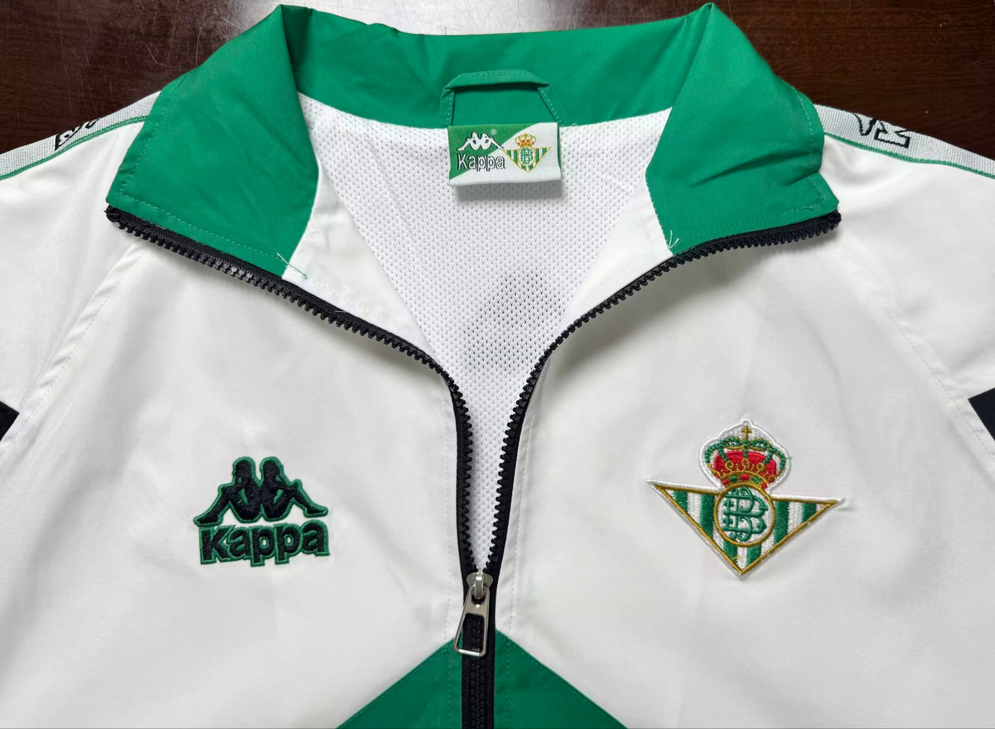 Betis Windbreaker White Green Jersey 1996-1997
