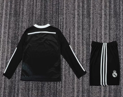 Retro Real Madrid 2014/2015 Kids Third Away Long Sleeve Football Jersey