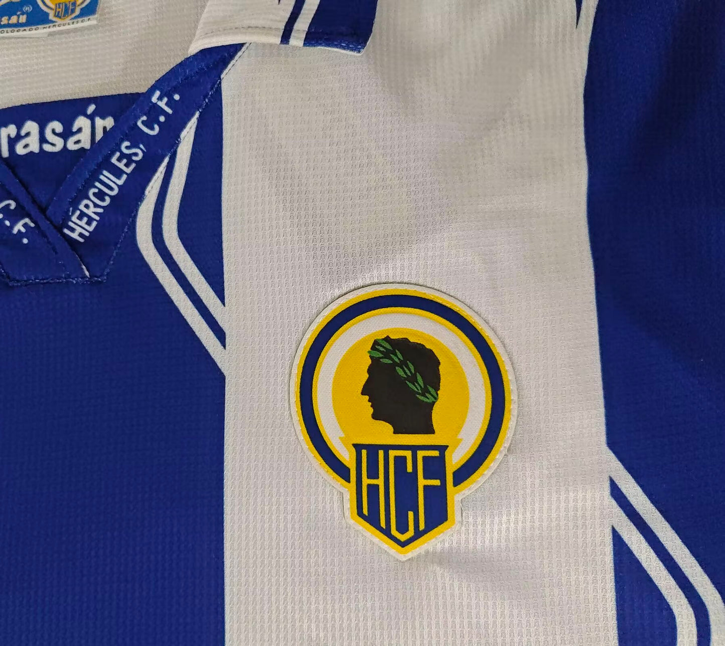 Retro Hércules CF 1997/1998 Home Fan Version Football Jersey