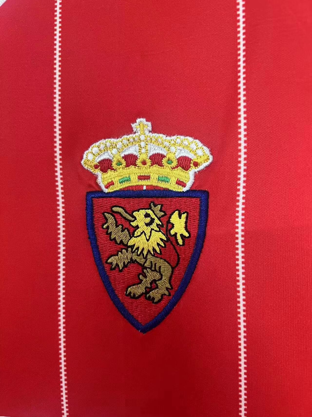 Retro Real Zaragoza 1984 Away Fan Version Football Jersey
