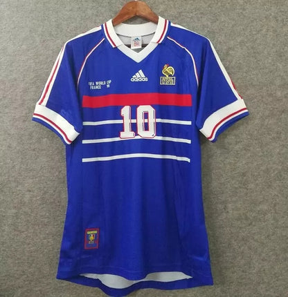 Retro France 1998 Home Football Jersey