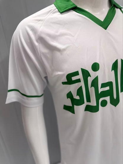 Retro Algeria 1986 Home Fan Version Football Jersey