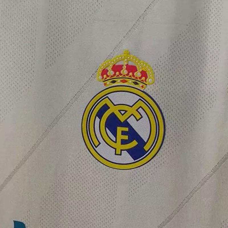 Retro Real Madrid 2017/2018 Home Player Version Football Jersey