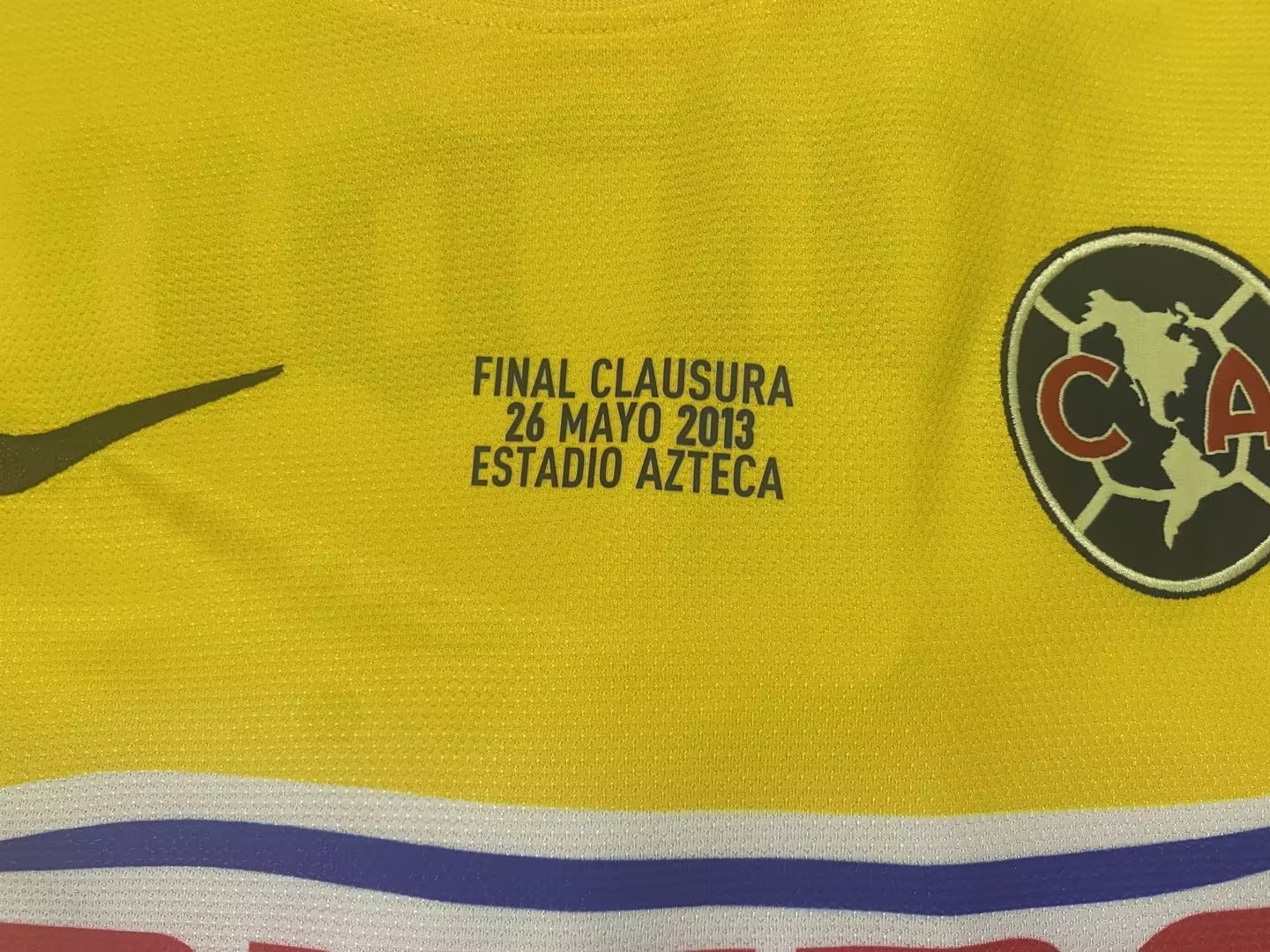 Club America 2013 Home Fan Version Football Jersey