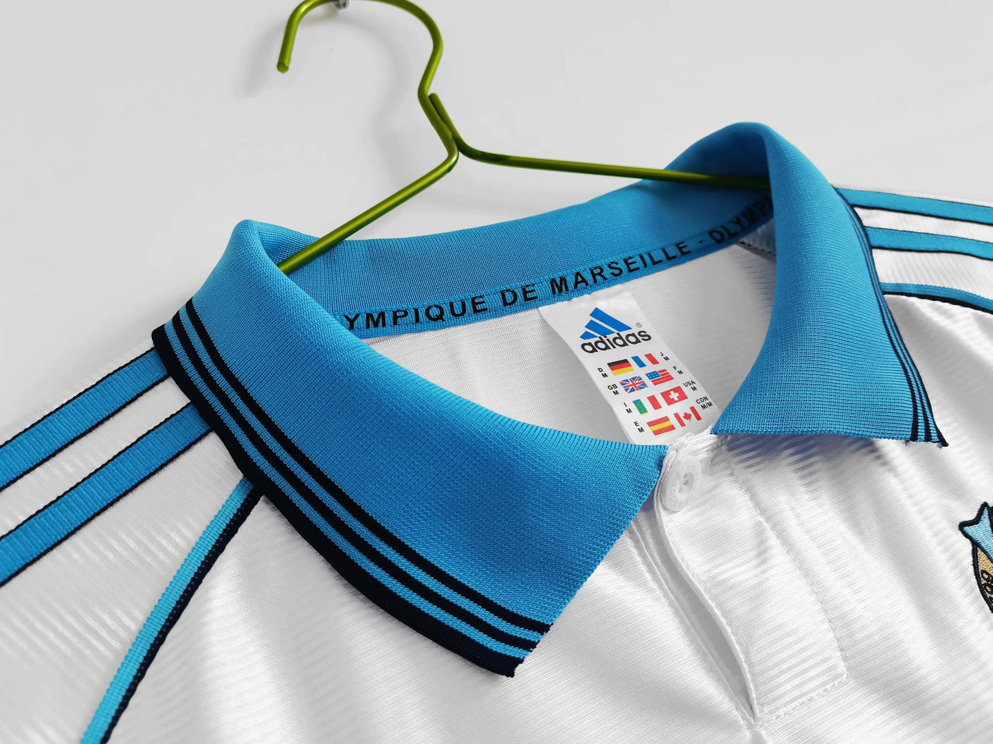 Retro Marseilles 1998/1999 Home Football Jersey