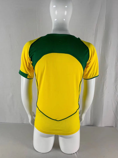 Retro Brazil 2004/2005 Home Football Jersey