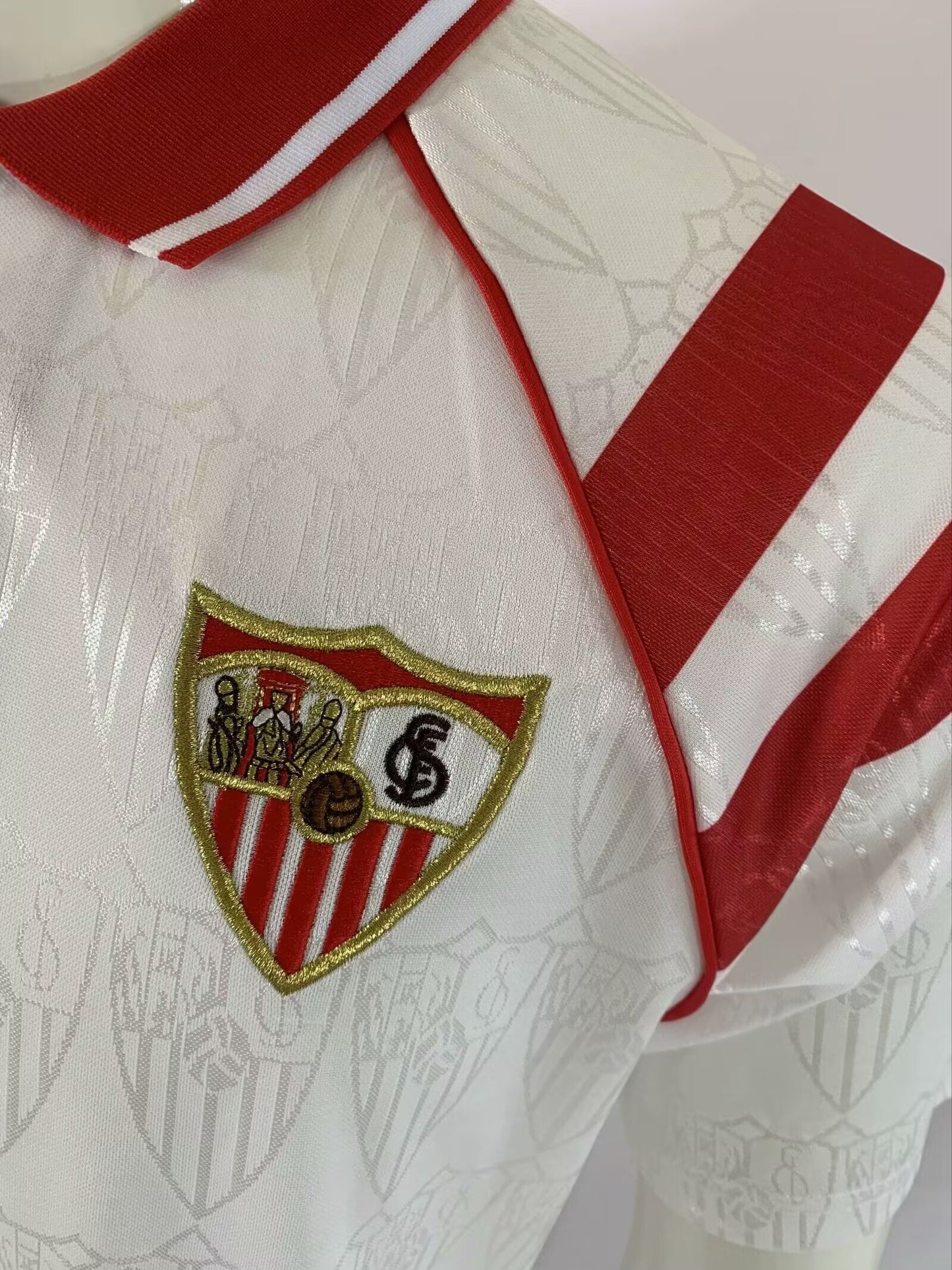 Retro Sevilla FC 1992/1993 Home Football Jersey