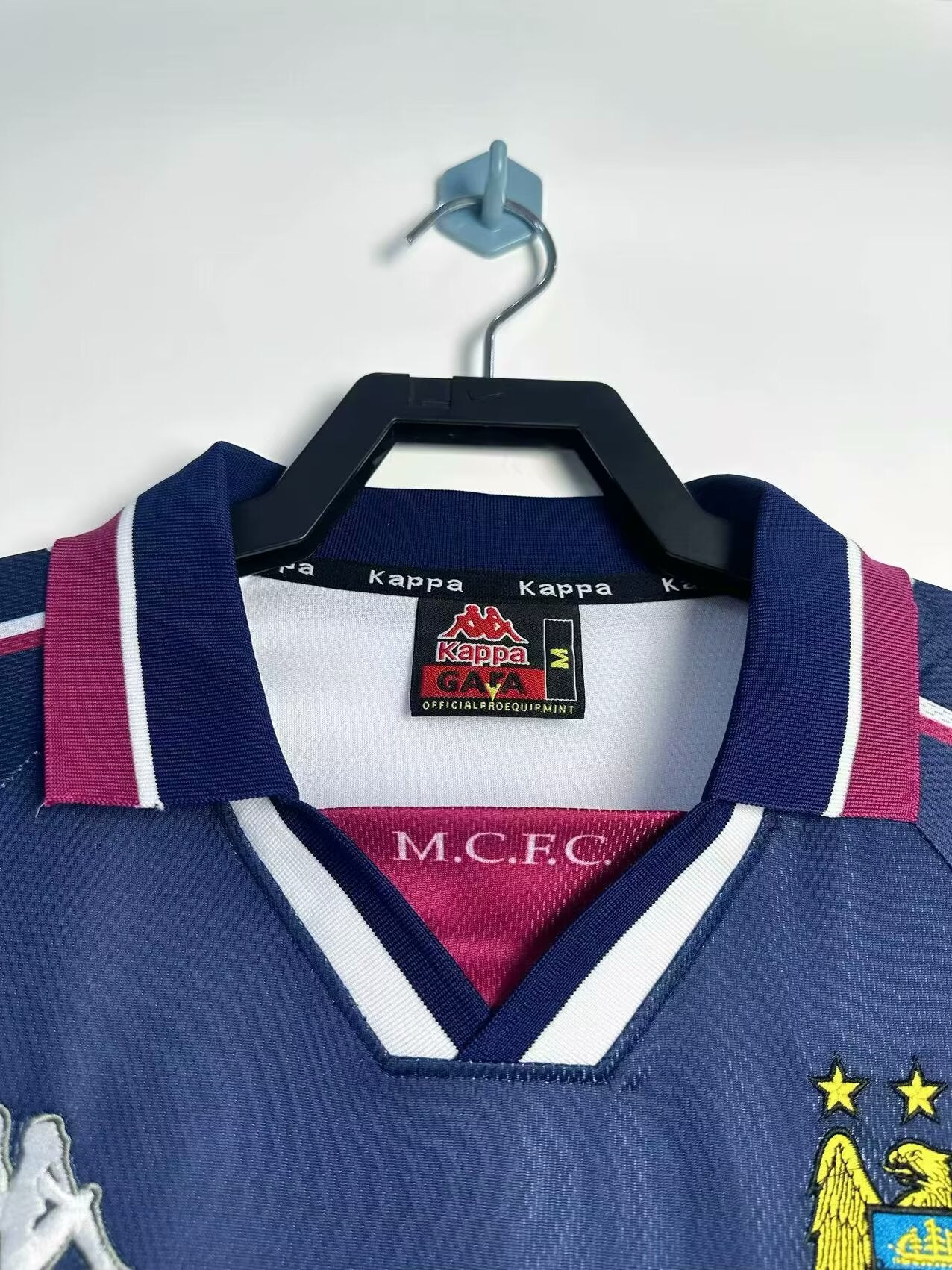 Retro Manchester city 1997/1998 Away Football Jersey