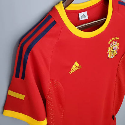 Retro Spain 2002 Home Football Jersey
