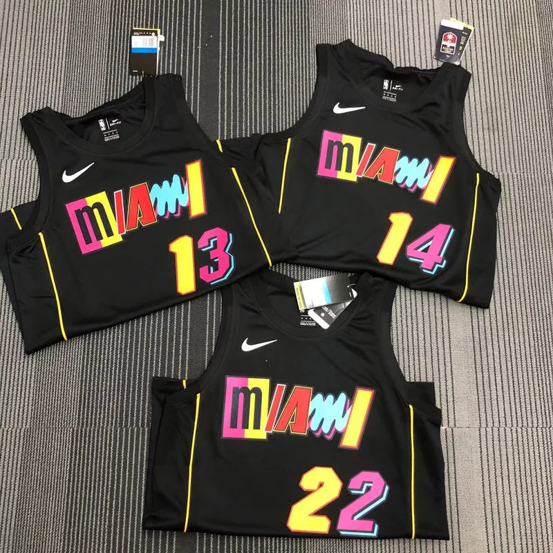 NBA Miami Heat #14 HERRO Black NBA Season Jerseys