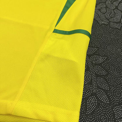 Retro Brazil 2002 Home Football Jersey