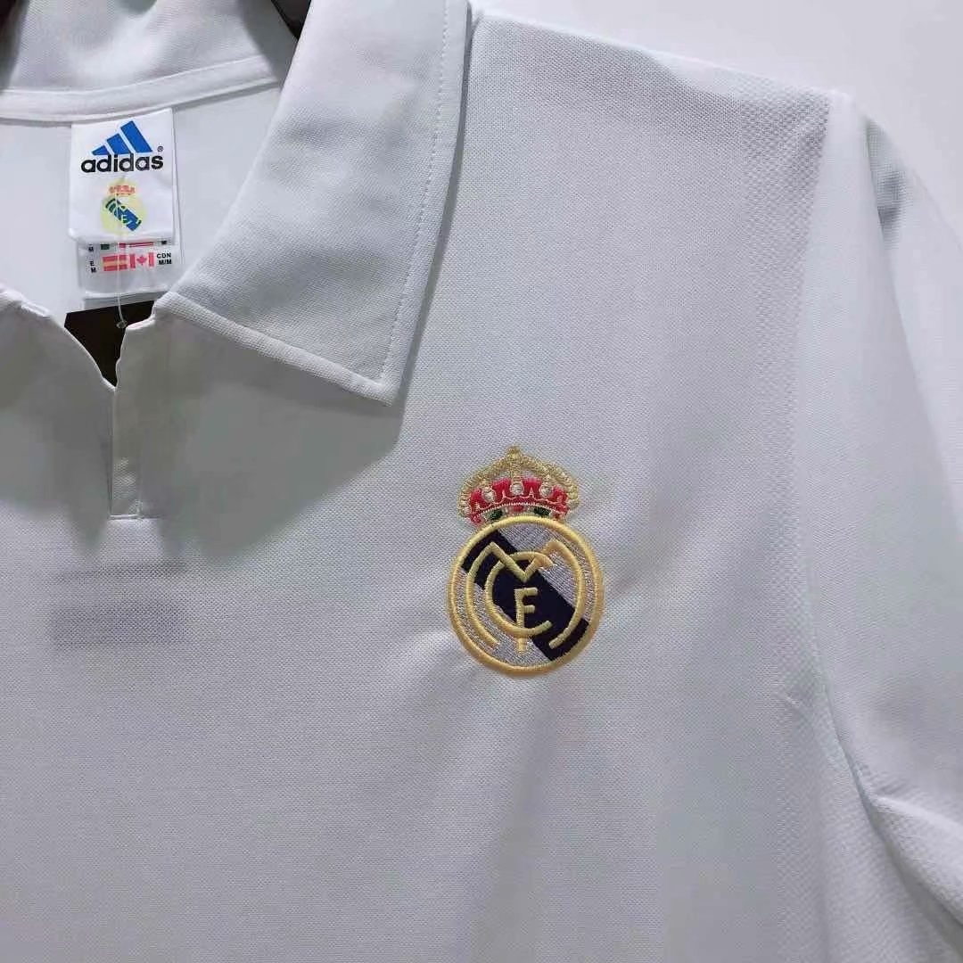 Retro real madrid 2001/2002 Home Football Jersey