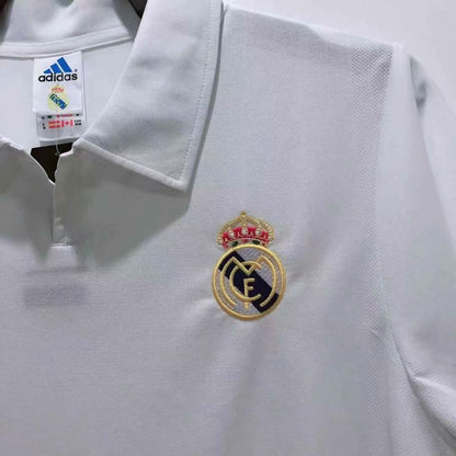 Retro real madrid 2001/2002 Home Football Jersey