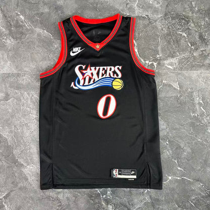 Philadelphia 76ers Retro Black #0 MAXEY NBA Season Jerseys 2026