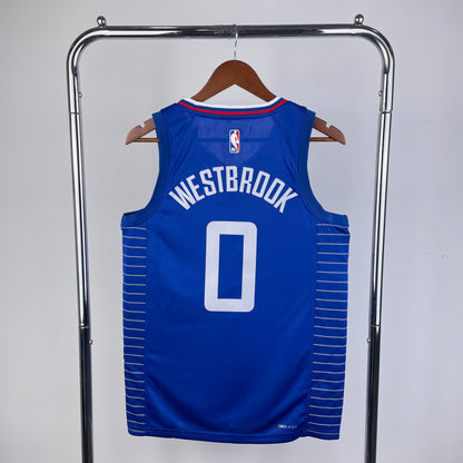 Los Angeles Clippers Blue #0 WESTBROOK NBA Season Jerseys 2023