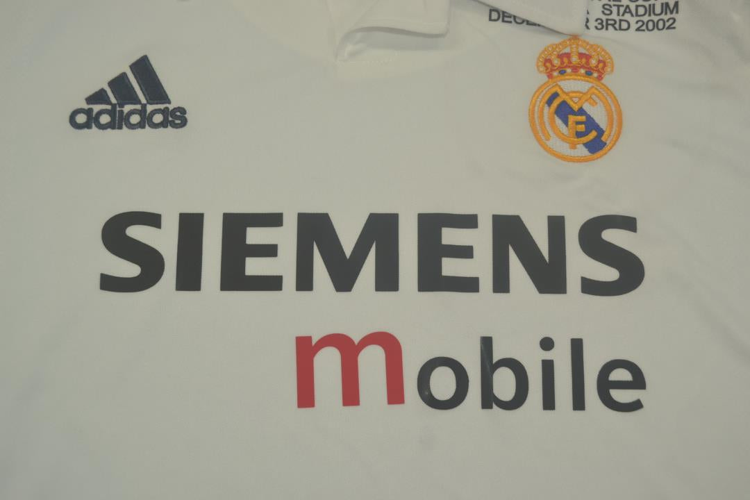 Retro Real Madrid 2002/2003 Home Fan Version Football Jersey