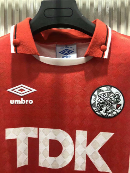 Retro ajax 1990/1992 Home Football Jersey