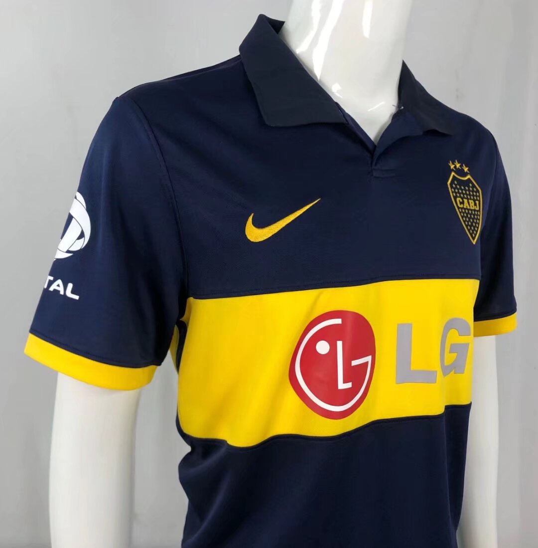 Retro Boca 2009/2010 Home Fan Version Football Jersey