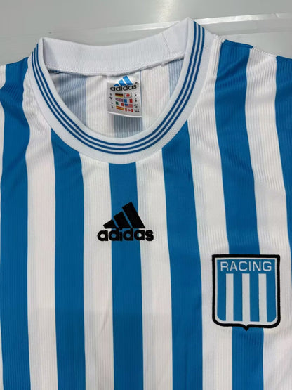 Retro Racing 1999/2000 Home Fan Version Football Jersey