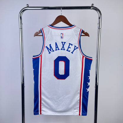 Philadelphia 76ers 2023 Home Football Jersey