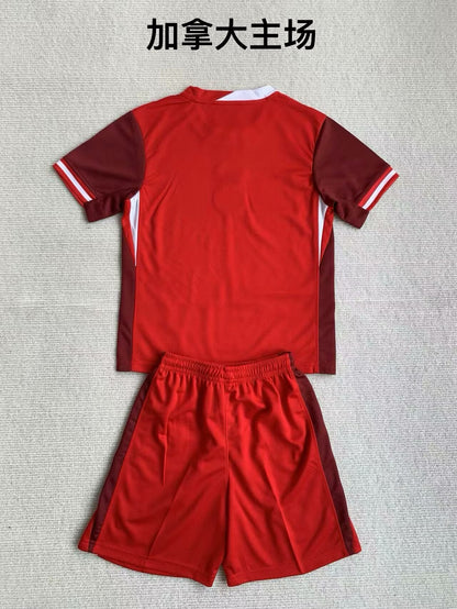 Canada 2024/2025 Kids Home Football Jersey