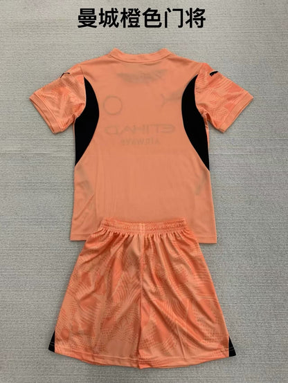 Manchester City 2024/2025 Kids Goalkeeper Football Jersey