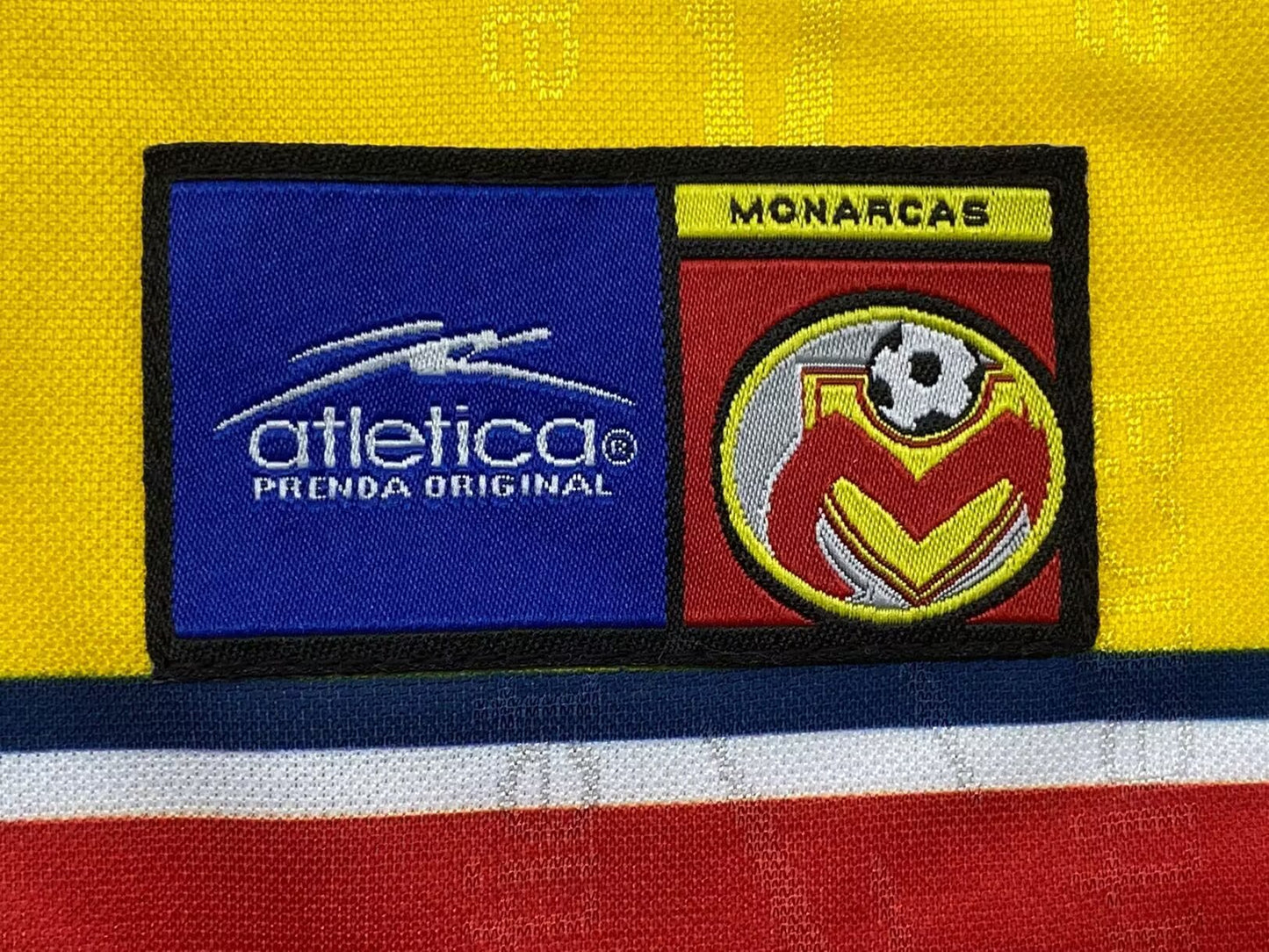 Retro Atlético Monarcas Morelia 1999/2000 Away Long Sleeve Football Jersey