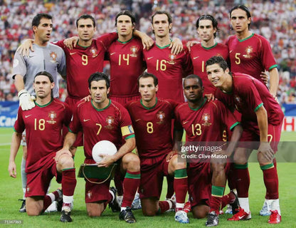 Retro Portugal 2006 Home Player Version Football Jersey