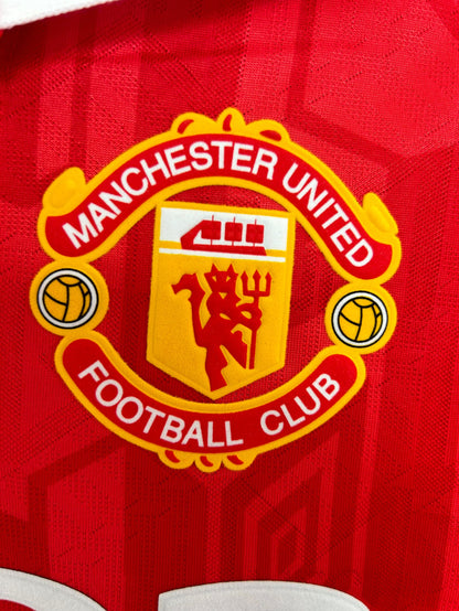Retro Manchester united 1992 Home Football Jersey