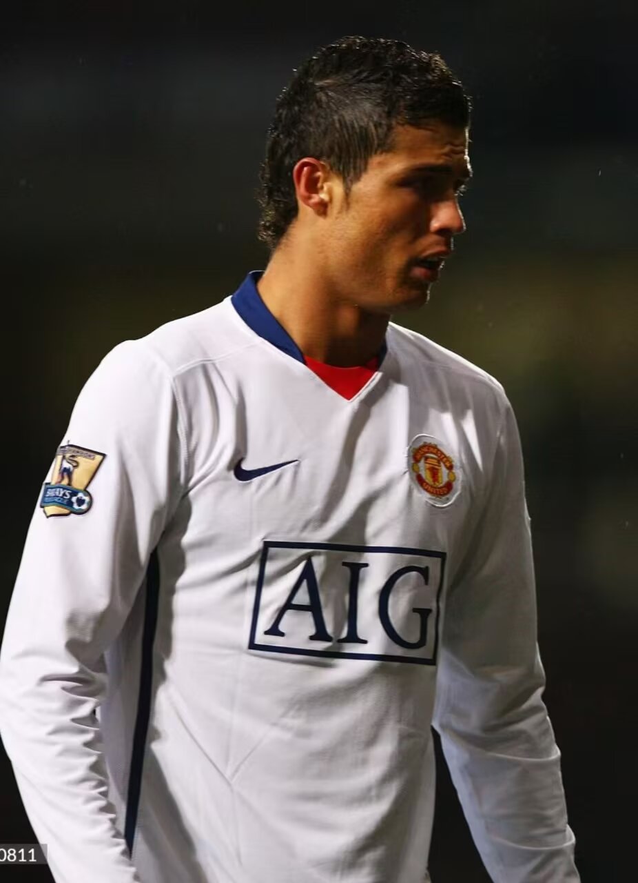 Retro Manchester united 2007/2008 Away Player Version Football Jersey