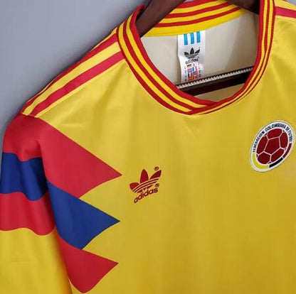 Retro Colombia 1990 Home Football Jersey