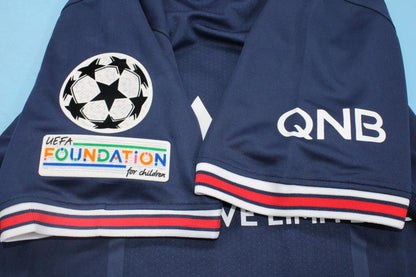 PSG Paris 2021/2022 Home Fan Version Football Jersey